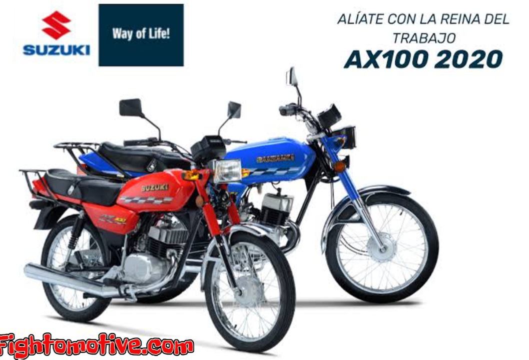 Suzuki AX100 motor klasik 2 tak Mexico
